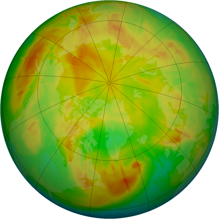 Arctic ozone map for 30 May 2010